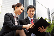 Young Business Couple